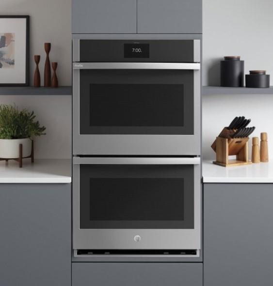 GE Profile 30" Stainless Steel Built-In Convection Double Wall Oven