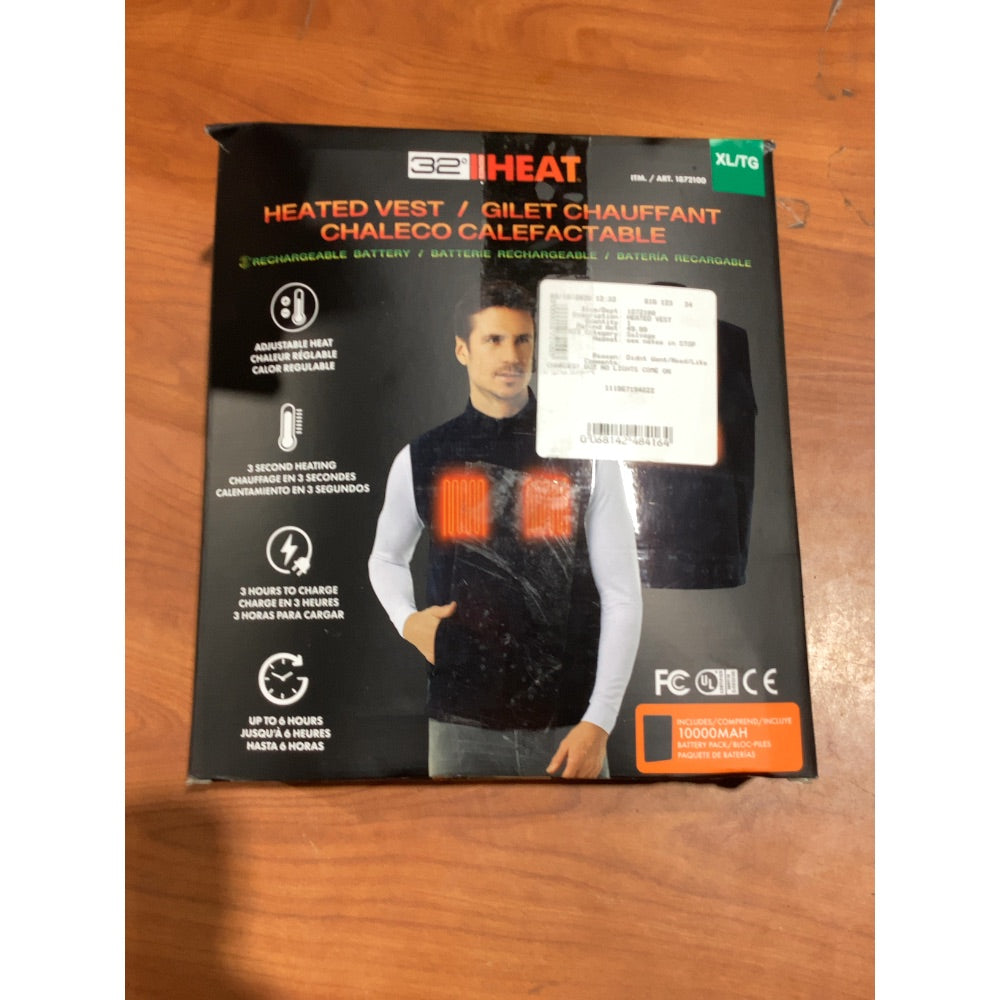 Lot # 579 Degrees Heat Heated Vest $45.39
