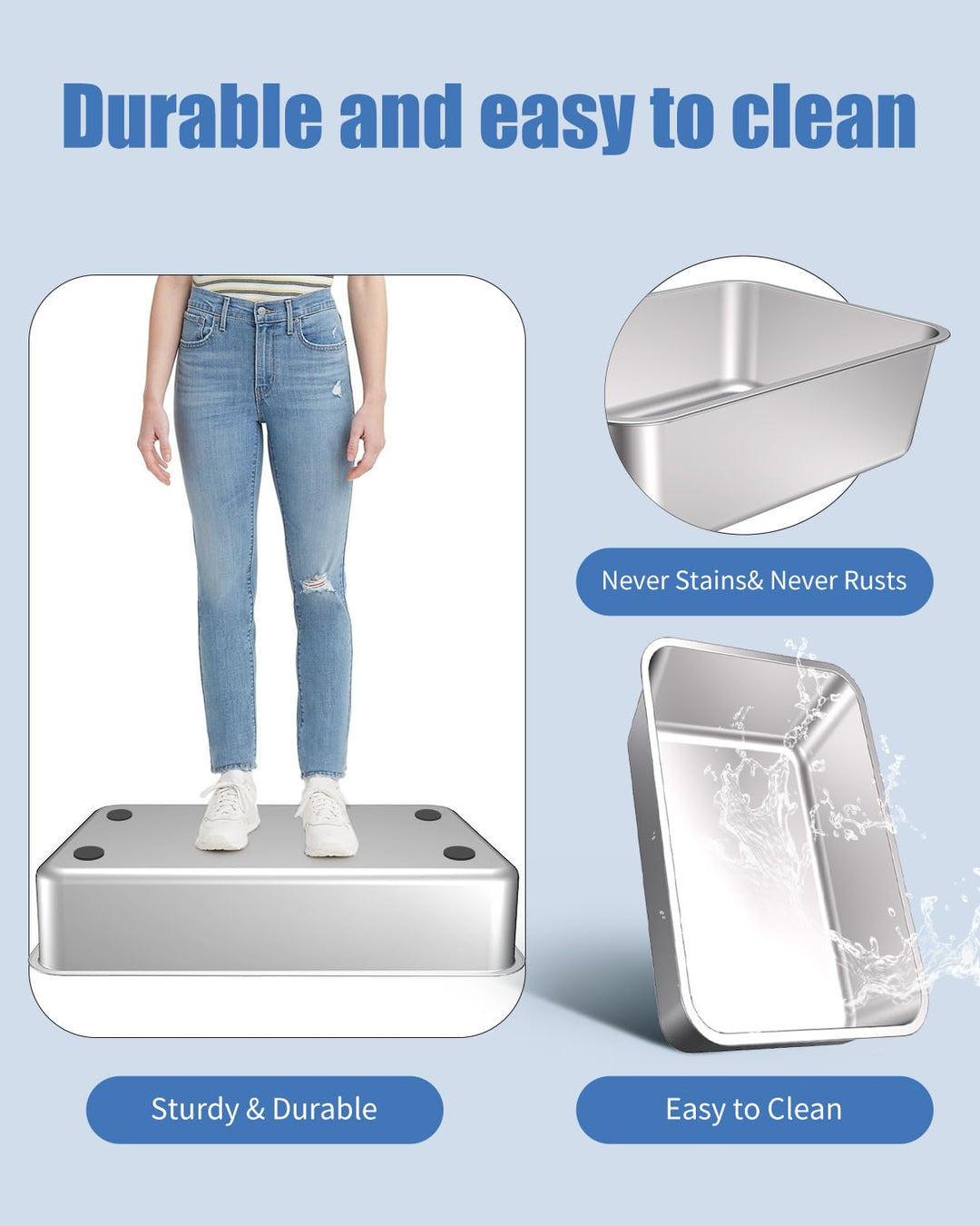 Lot # 553 KITCATY 2PACK-Grey Litter Box $119.00