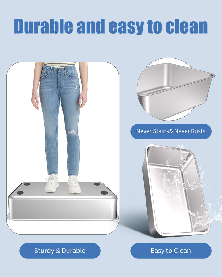 Lot # 553 KITCATY 2PACK-Grey Litter Box $119.00