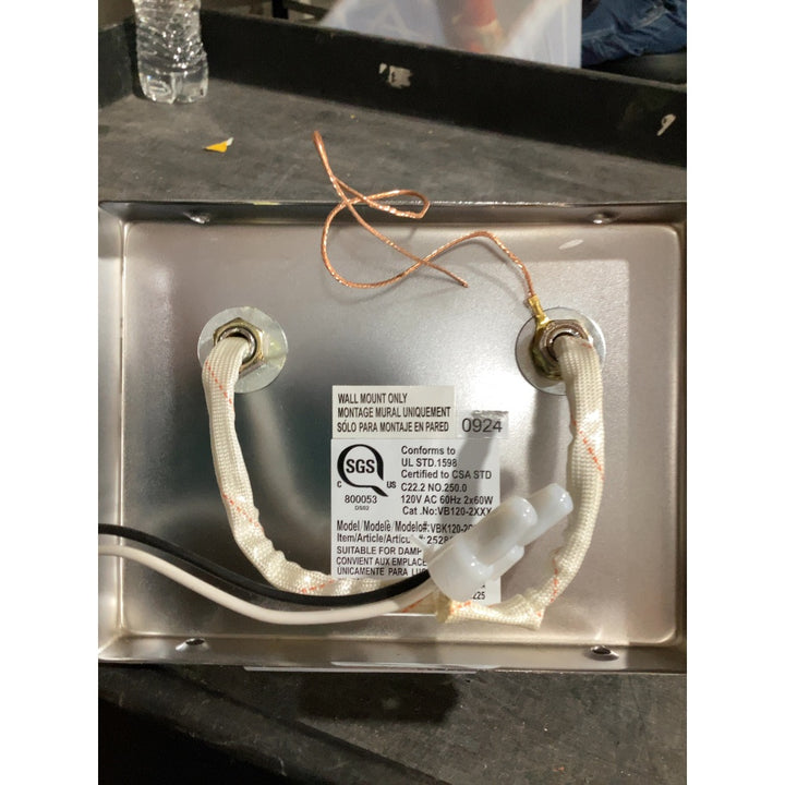 Lot # 922 Chrome Wall Light $45.00