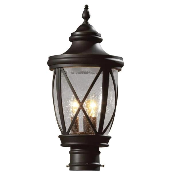 Lot # 1154 Allen+Roth 19.5''Bronze Traditional Post Light $89