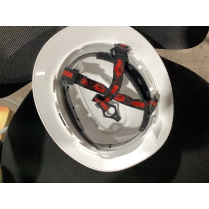 Lot # 647 M White Hard Hat Safety Helmet - $20