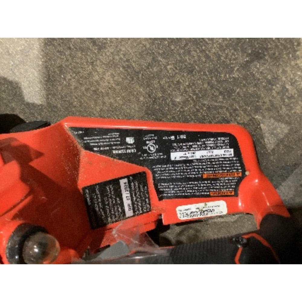 Lot # 688 CRAFTSMAN CMECCS620 Chainsaw $220