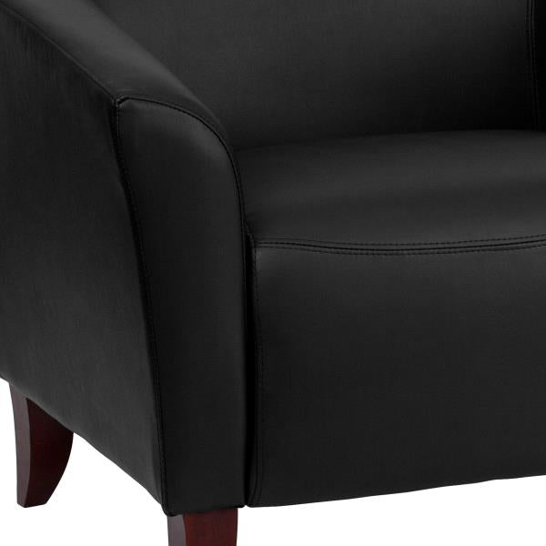 Lot # 1896 HERCULES ImperialSeries BlackLeather Loveseat $861