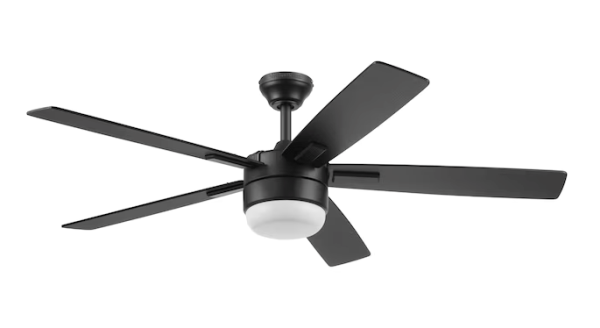 Harbor Breeze Boltz III 5 Blade 52" Indoor Ceiling Fan With LED And Remote