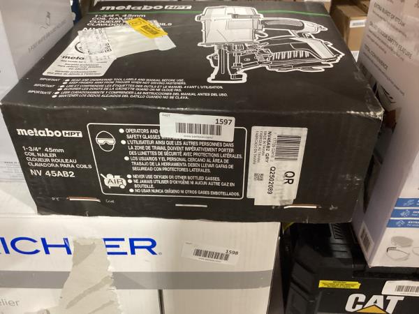 Lot # 1597 Metabo HPT Wire Weld Collated Roofing Nailer $300