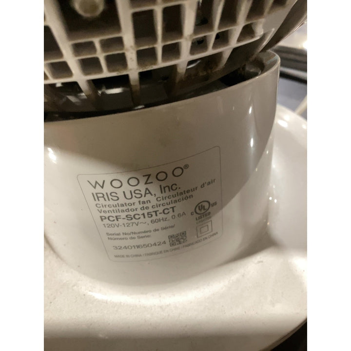 Lot # 2147 WOOZOO PCF-SC15T-CT Circulator Fan $50