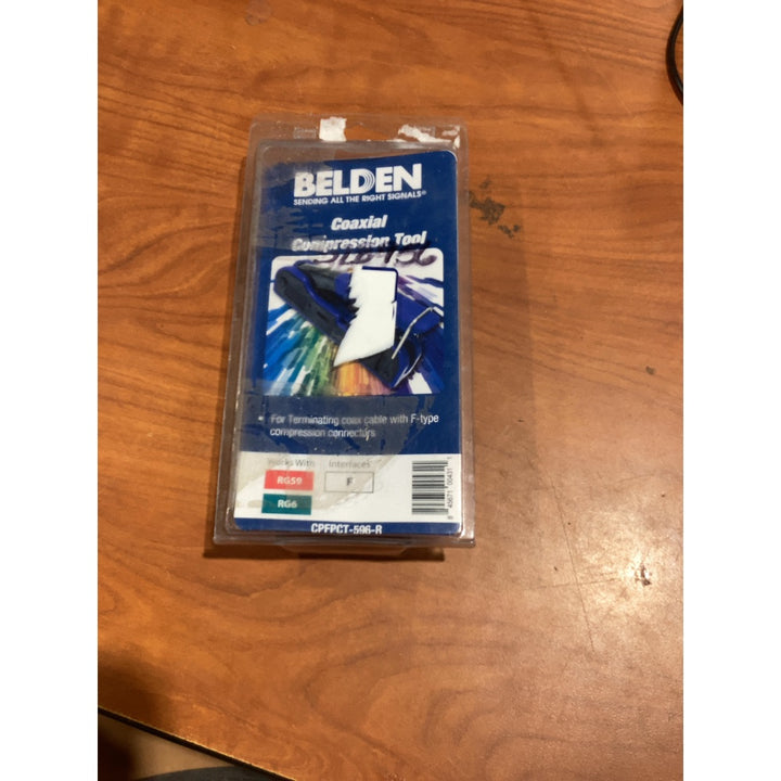 Lot # 1183 Belden CPPFCT-596-R F-Type Comp. Tool $45