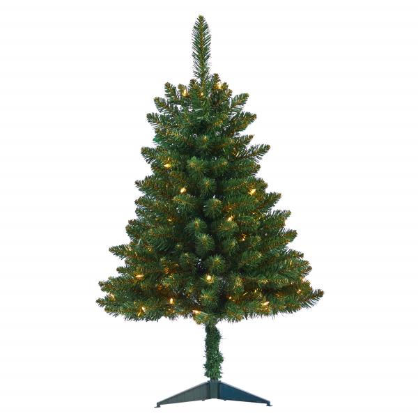Lot # 1570 Nearly Natural 3ft. Northern Rocky Spruce Artificial Christmas Tree with 50 Clear Lights and 154 Bendable Branches