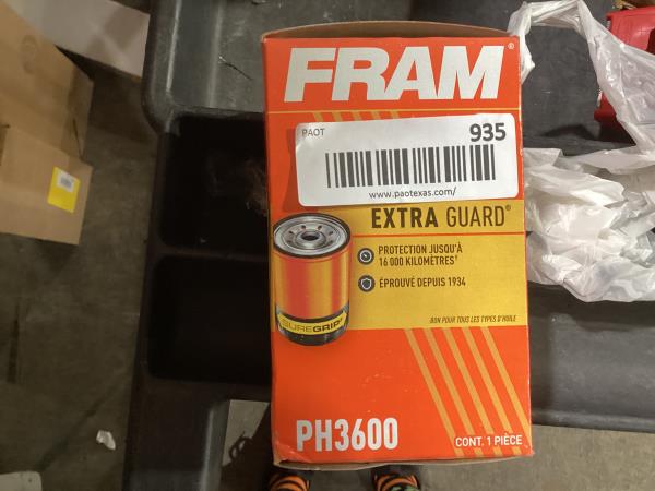 Lot # 935 Fram Extra Guard PH3600 Engine Oil Filter $4.53