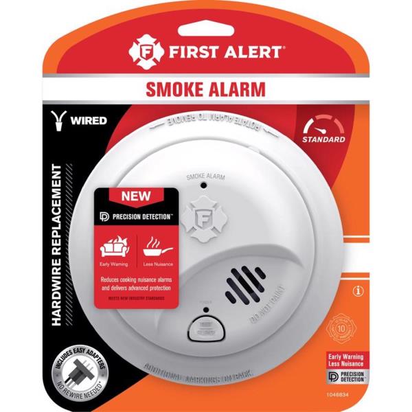 First Alert Hardwired (with Battery Back-up) Ionization Interconnected Smoke Detector (new)