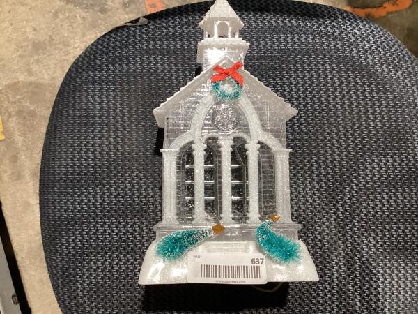 Lot # 637 Gerson Lighted Figurine House Christmas Decor $40