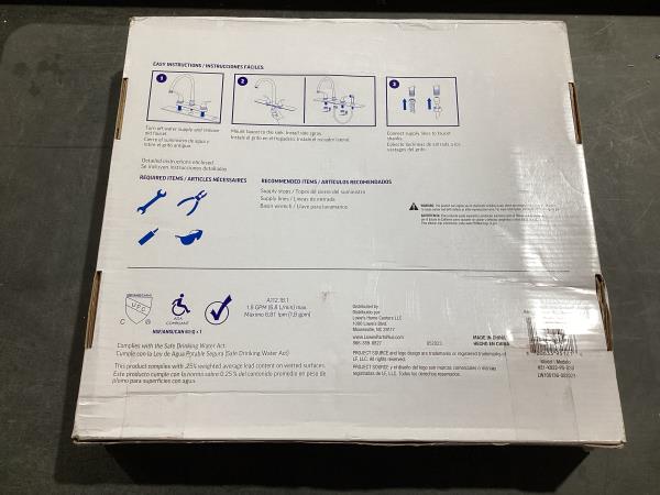 Lot # 1742 Project Source High-arc Kitchen Faucet $69