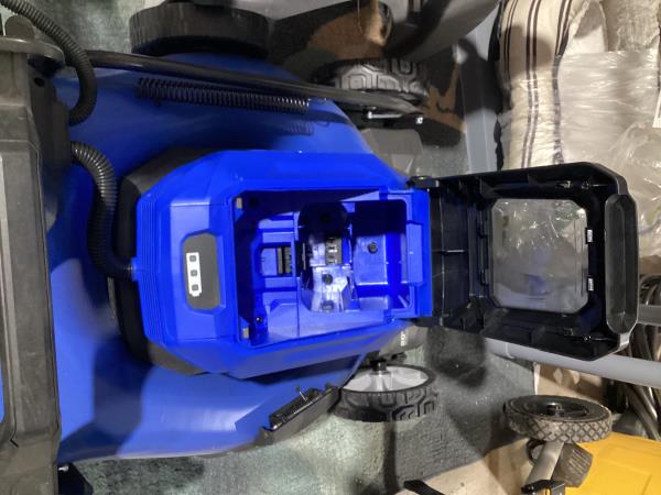 Lot # 2110 Kobalt Self Propelled Battery Walk Mower $320