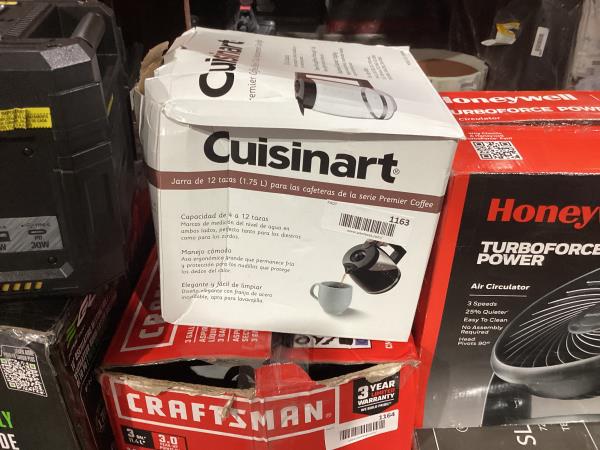 Lot # 1163 Cuisinart DCC-1200PRCC 12-Cup Glass Replacement Carafe