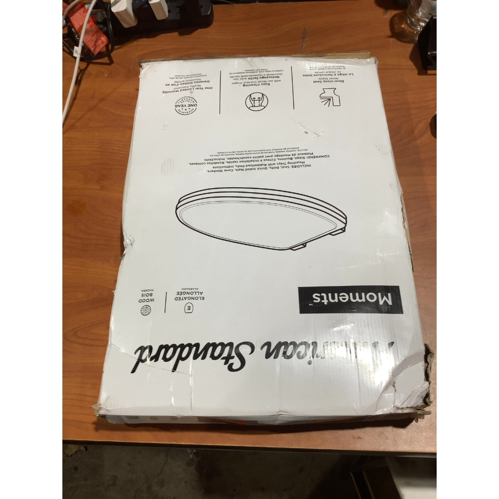 Lot # 106 American Standard Elongated Toilet Seat $35.98