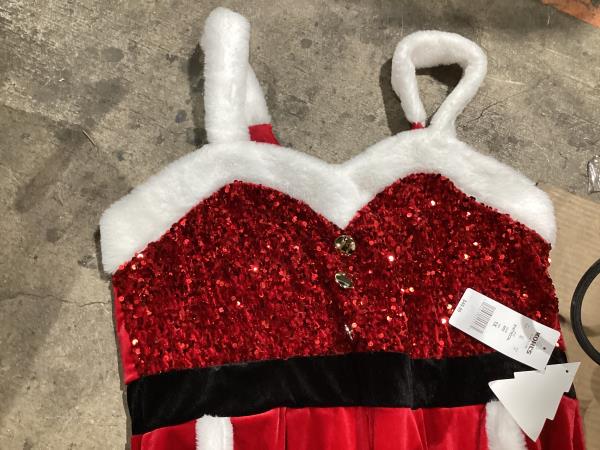 Lot # 505 Juniors' Born Famous Mrs. Claus Santa Jumpsuit $49