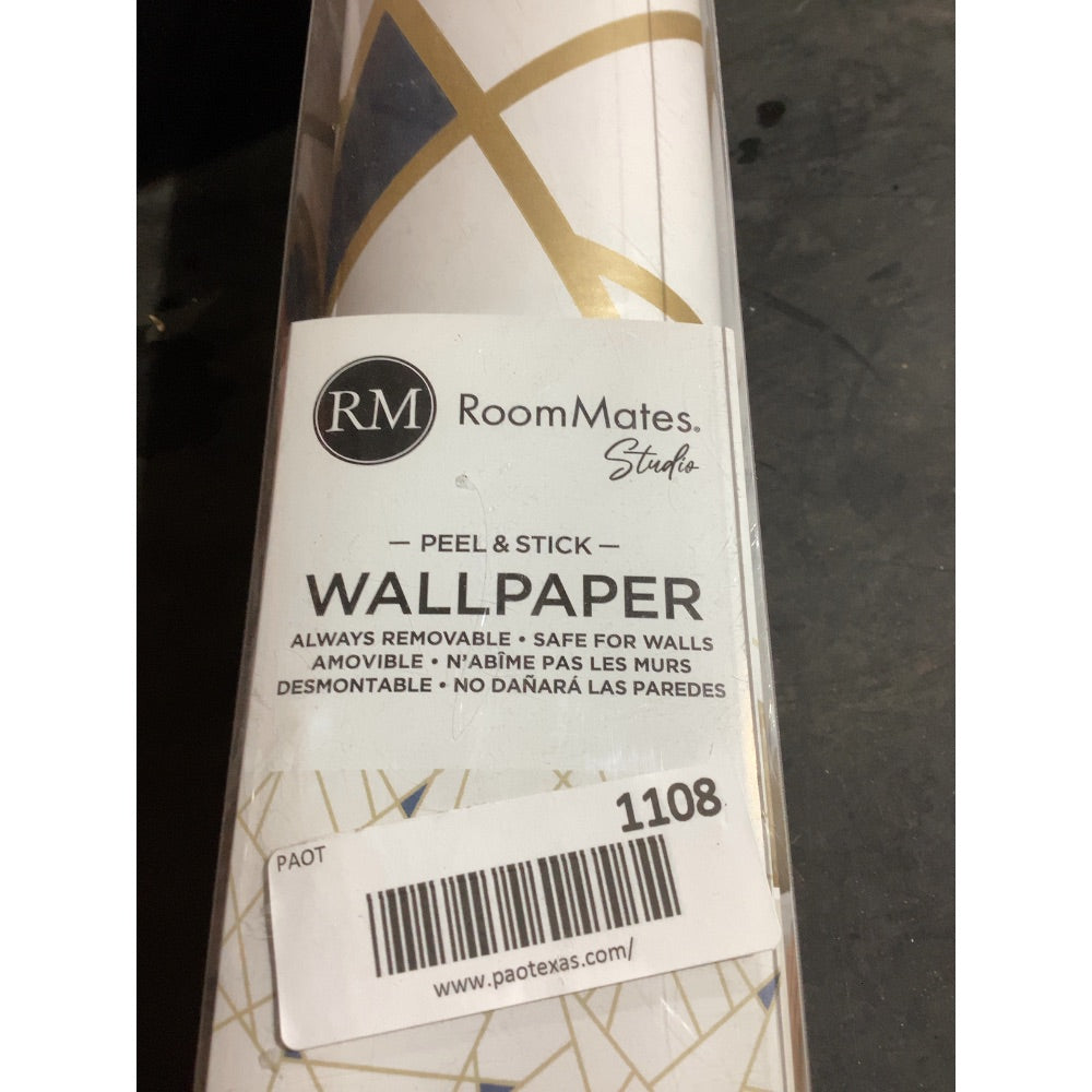 Lot # 1108 RoomMates Wallpaper Gold $30