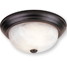 Lot # 611 Project Source 13-in Round Flushmount Light $45