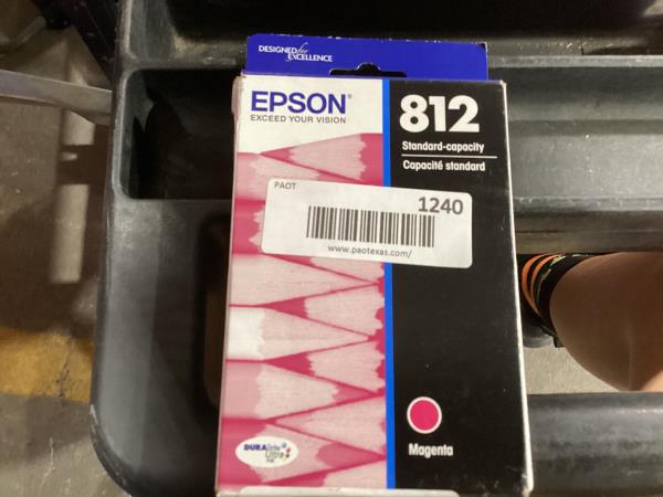 Lot # 1240 Epson Ink Cartridge Std Magenta $15.00