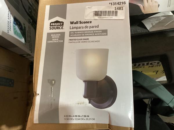 Lot # 1481 Portfolio 4.52-in W 1-Light Wall Sconce $39