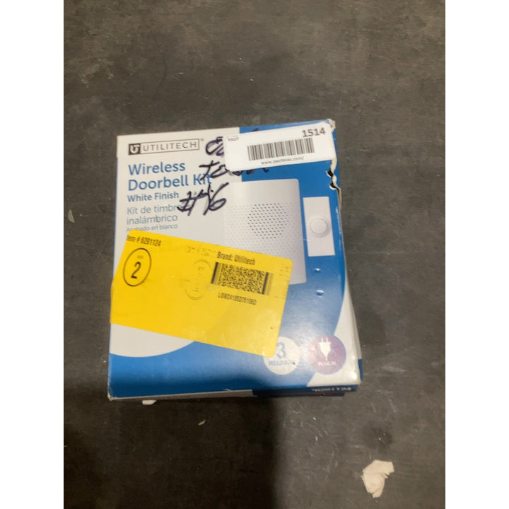 Lot # 1514 Utilitech Doorbell Kit $29.95