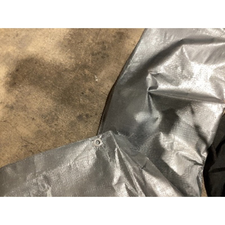 Lot # 486 Project Source Tarp 12x10ft SilverBrown $18