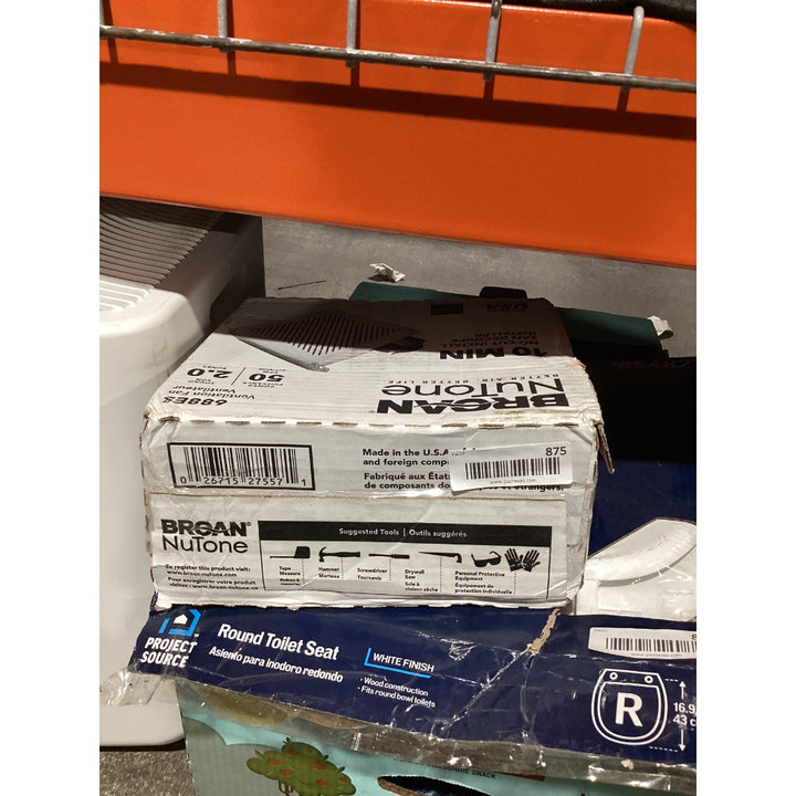 Lot # 875 Broan NuTone 688ES Ventilation Fan $99.98