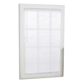 Lot # 306 Project Source White Vinyl Light Filtering Blinds