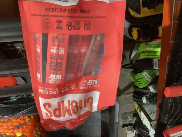 Lot # 1100 Chomps Original Beef Sticks $27.00