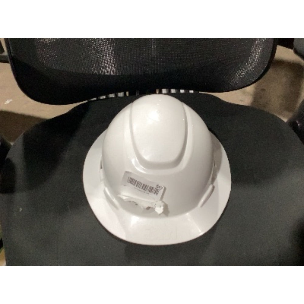 Lot # 647 M White Hard Hat Safety Helmet - $20