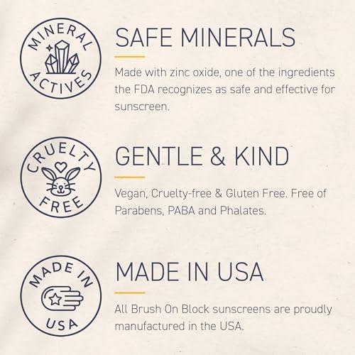 Brush on Block Sheer Genius Universal Tinted Mineral Sunscreen and Moisturizer SPF 50