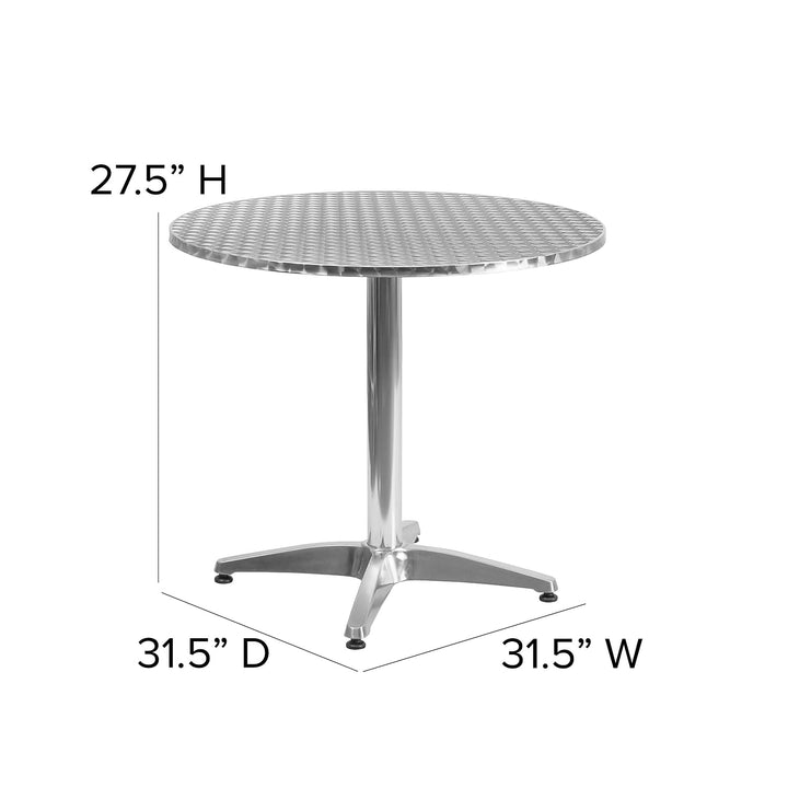 Lot # 2072 Flash Furniture Aluminum Patio-Side-Tables $138.24