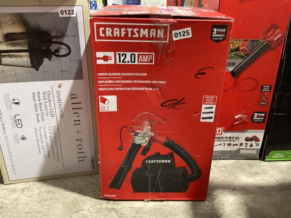 CRAFTSMAN 450-CFM 260-MPH Corded Electric Backpack Leaf Blower