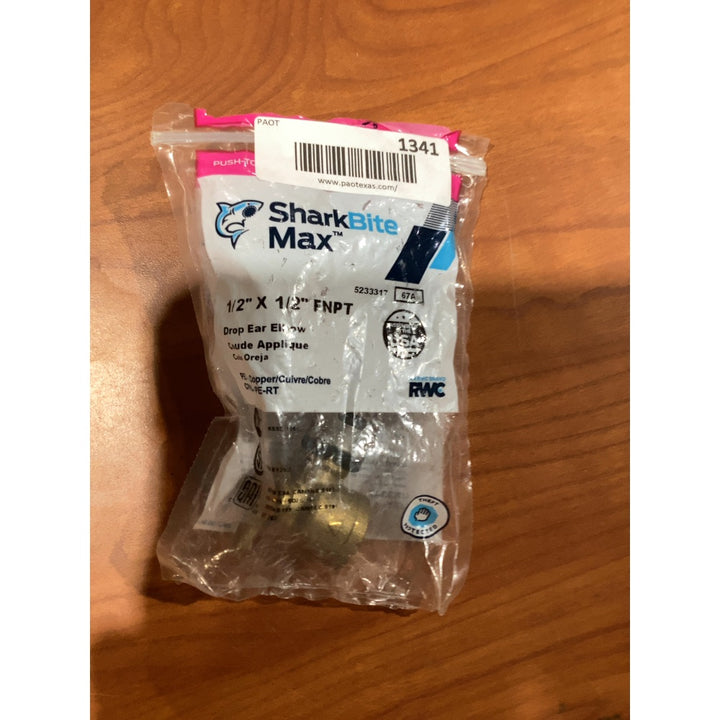 Lot # 1341 SharkBite Elbow $0.30