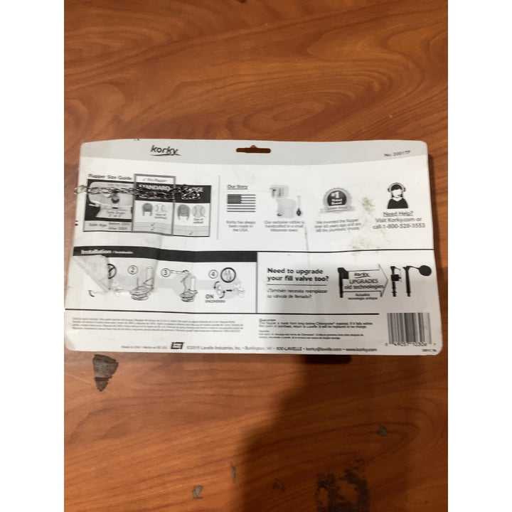 Lot # 1340 Korky Toilet Flapper $298.99