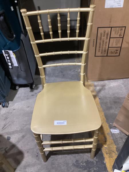 Lot # 1616 Tiffany Gold chair $98