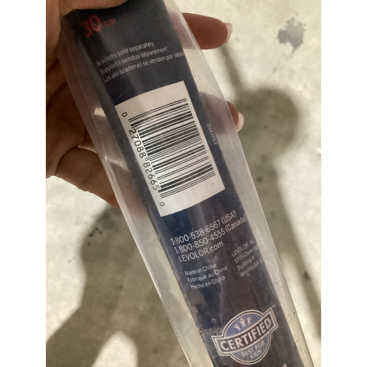 Lot # 1430 LEVOLOR Curtain Rod - White, 30 cm Length, Certified Best for Kids
