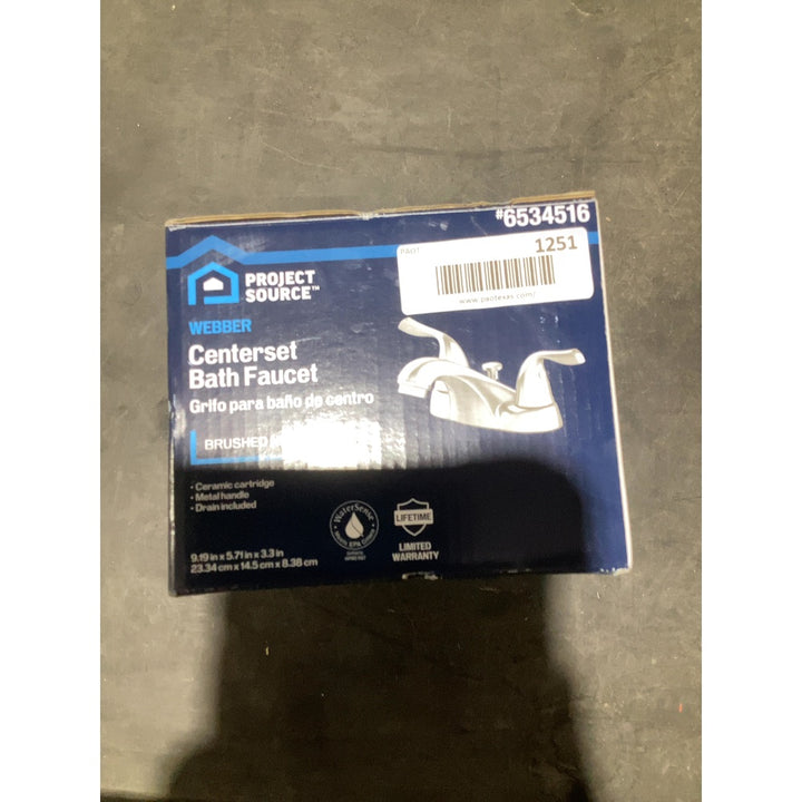 Lot # 1251 Project Source Bathroom Sink Faucet $33