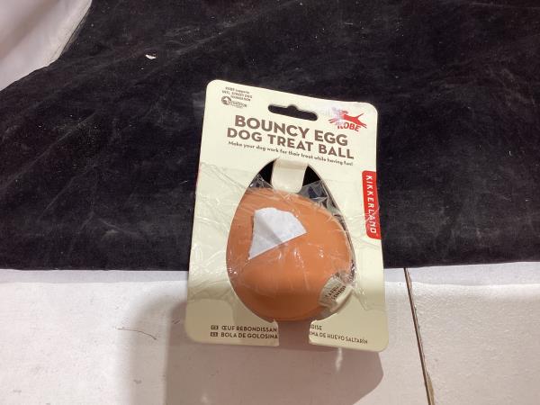 Lot # 38 Kikkerland Bouncy Egg Treat Ball