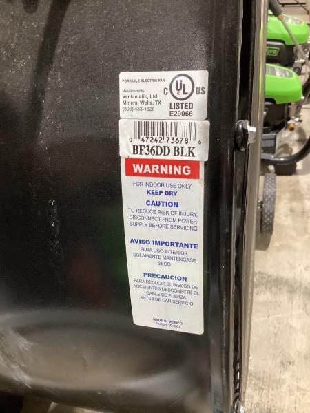 Lot # 2064 Drum Fan $259