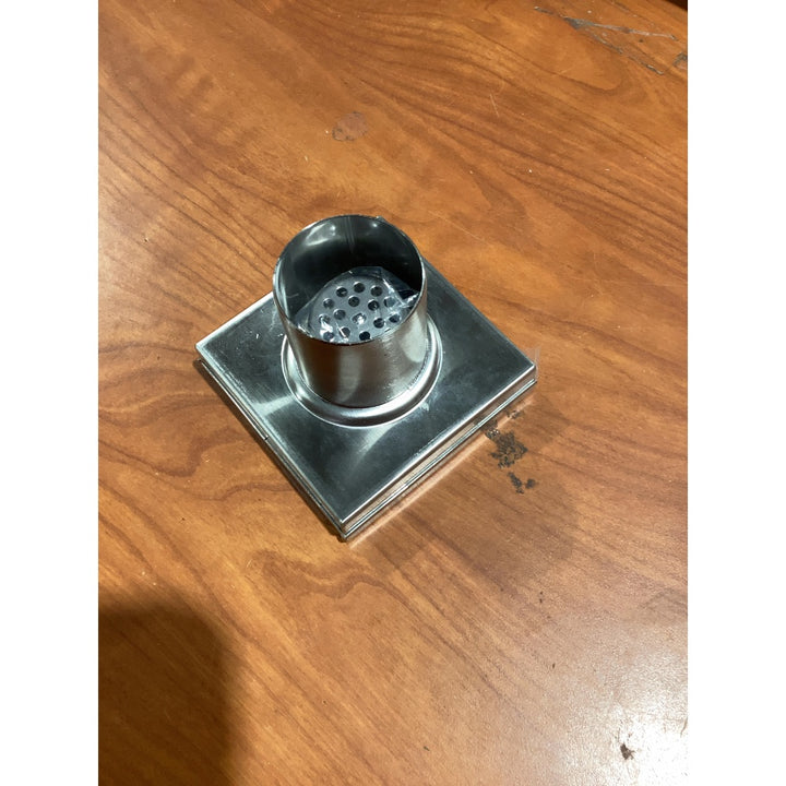 Lot # 930 Silver Stainless Steel Square Floor Drain $35.00