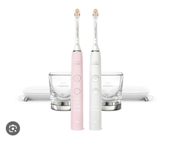 Sonicare Diamond Brush 2Pk Pink & White