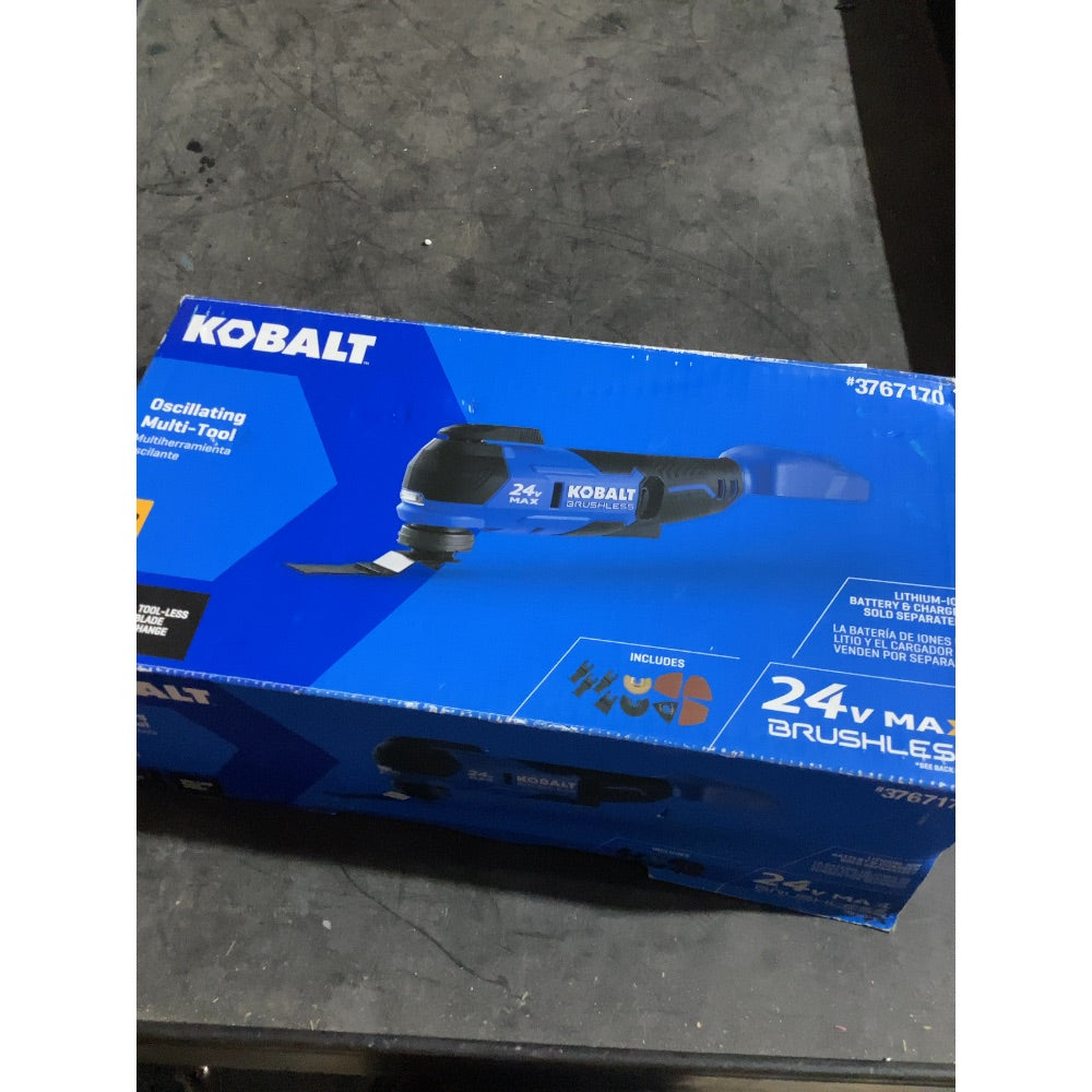 Lot # 1126 Kobalt Cordless Brushless 24-v Oscillating tool$99