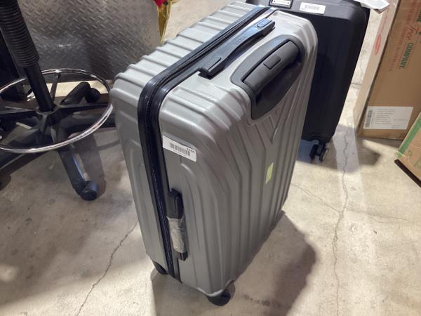 Lot # 1564 25'' grey hard suitcase $114