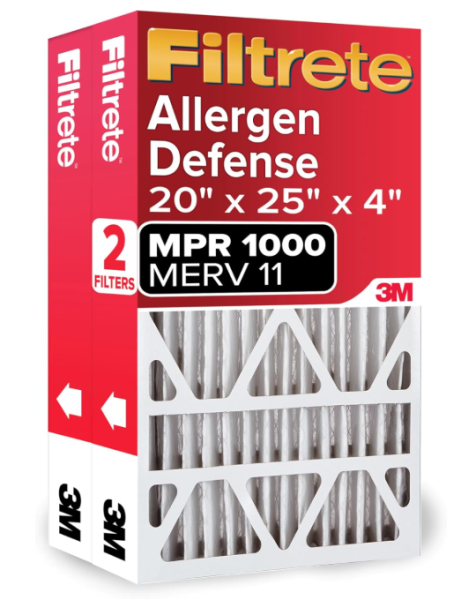 Lot # 462 3M Filtrete 20x25x4 AC Furnace Air filter $58