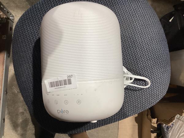 Lot # 297 Pure Enrichment Ultrasonic Mist Humidifier $70