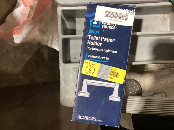 Lot # 1225 Project Source Seton Toilet Paper Holder