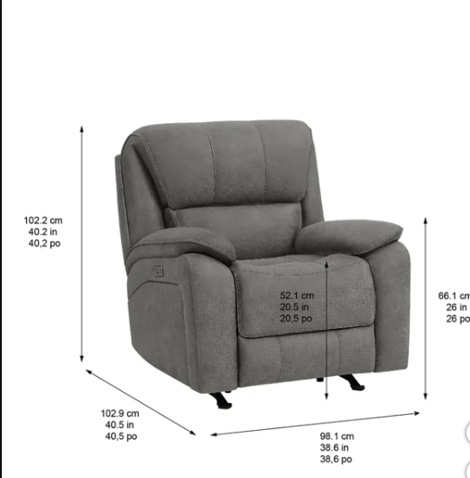 Jones Fabric Rocker Recliner Barcalounger